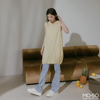 【MO-BO】MIT涼感舒彈抗UV背心式連帽洋裝