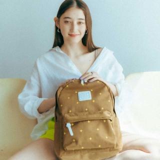 【CILOCALA】限量版亮彩尼龍防潑水KEYBOARD後揹包-中大(駝)