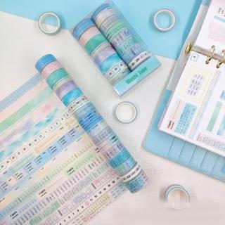 【德德小品集】紙膠帶 計畫清單(手帳紙膠帶 尺 日記 日期 月曆 目標 數字)