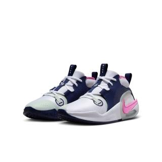 【NIKE 耐吉】籃球鞋 女鞋 大童 運動鞋 包覆 緩震 AIR ZOOM CROSSOVER 2 GS 白藍 FB2689-102
