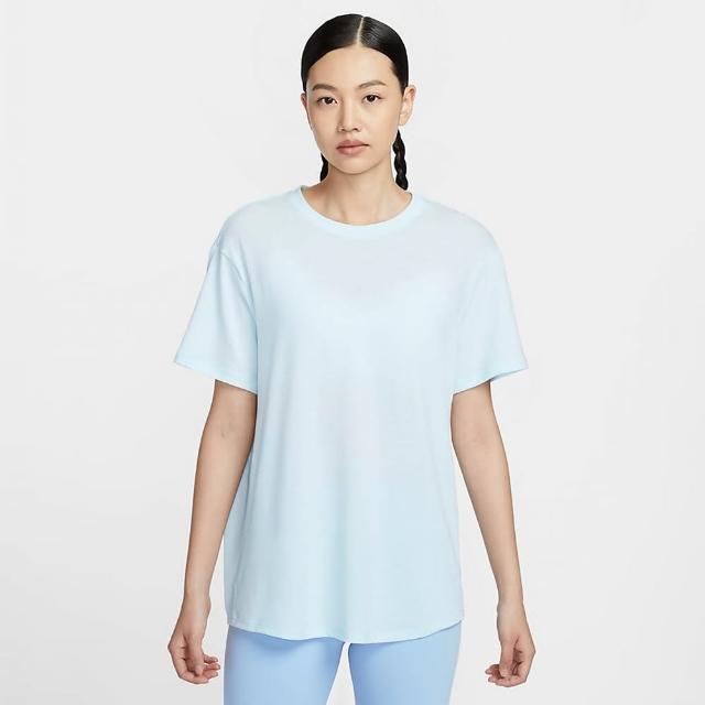 【NIKE 耐吉】短袖上衣 女款 運動 AS W NK ONE RELAXED DF SS TOP 藍 FN2815-474