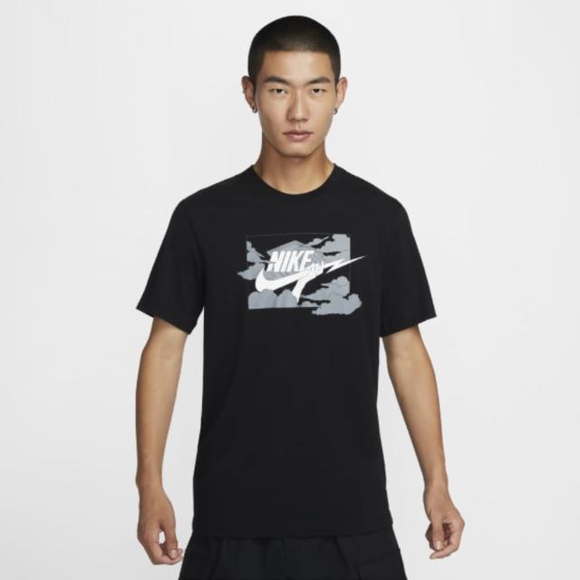 【NIKE 耐吉】上衣 男款 短袖上衣 運動 AS M NSW TEE HBR SSNL CLUB 黑 FZ5420-010