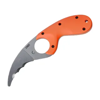 【CRKT】Bear Claw™ Fixed 直刀/橘色刀柄(#2511ER)