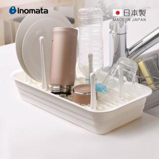 【日本INOMATA】日本製多功能瀝水杯架/碗盤收納架(碗碟收納架/餐具架/瀝水置物架)