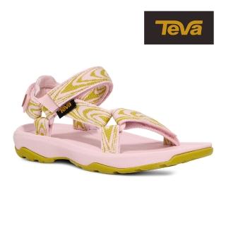 【TEVA】中童涼鞋 機能運動涼鞋/雨鞋/水鞋/童鞋 Hurricane XLT2 原廠(轉向粉紅色-TV1019390CSVP)