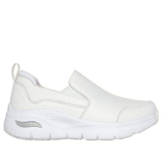 【SKECHERS】Arch Fit SR 女 工作鞋 套入式 足弓支撐 防滑大底 護士鞋 白(108190WHT)