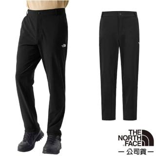【The North Face】男 NEW ESSEMTIAL 戶外休閒長褲 亞洲版型.機能運動登山健行褲(83OO-4H0 宇宙黑 V)