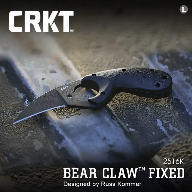 【CRKT】Bear Claw™ Fixed 直刀(#2516K)