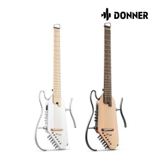 【Donner】HUSH-I PRO 攜帶式靜音吉他 兩款色系／極簡不凡(旅行吉他 木吉他 民謠吉他 SLG200)