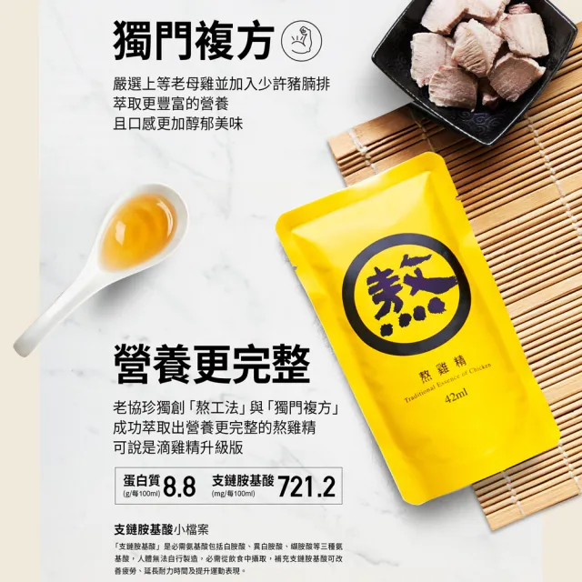 【老協珍】熬雞精禮盒 常溫/14入x3盒(42ml/入 徐若瑄代言 禮盒)