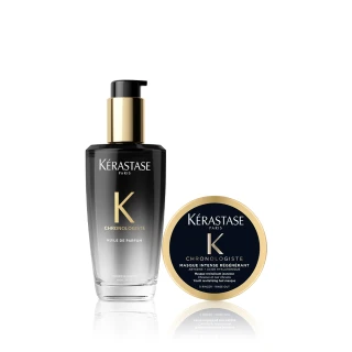 【KERASTASE 巴黎卡詩】黑鑽極萃逆時玫瑰香氛露100ml(卡詩髮油)