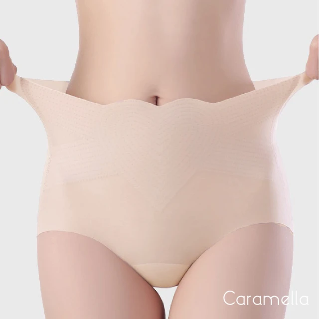 Caramella 冰絲內褲 中腰內褲 收腹褲 提臀褲 無痕