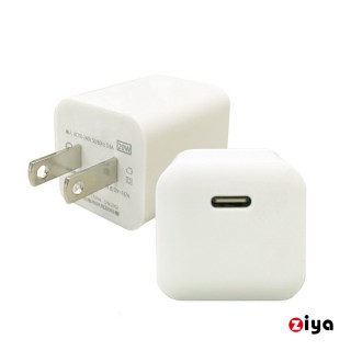 【ZIYA】USB 充電器/變壓器 20W 5V3A輸出 支援QC/PD(單孔 智能動力款)