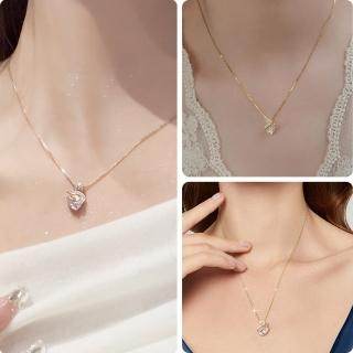 【LEEHER】生日禮物/項鏈/純銀項鏈女生項鍊/女項鍊/S925純銀項鍊/高階感氣質項鍊/小禮物/情人節禮物