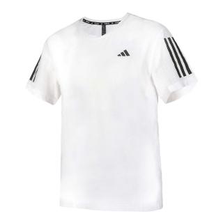 【adidas 愛迪達】女吸濕排汗短袖T恤-上衣 休閒 愛迪達 吸濕排汗 白(IK7442)