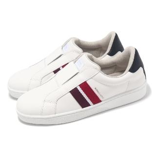 【ROYAL Elastics】休閒鞋 Bishop 女鞋 白 紅 藍 真皮 獨家彈力帶 回彈 經典(91742019)