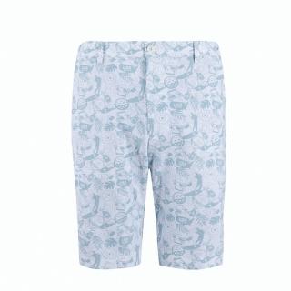 【PING】男款GOLF印花涼爽速乾休閒短褲-綠(吸濕排汗/高彈性/鬆緊褲頭/GOLF/高爾夫短褲/PD24110-43)