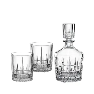 【IUSE】德國 Spiegelau Perfect Serve 酒瓶+酒杯組(歐洲製/水晶杯/酒瓶/威士忌杯)