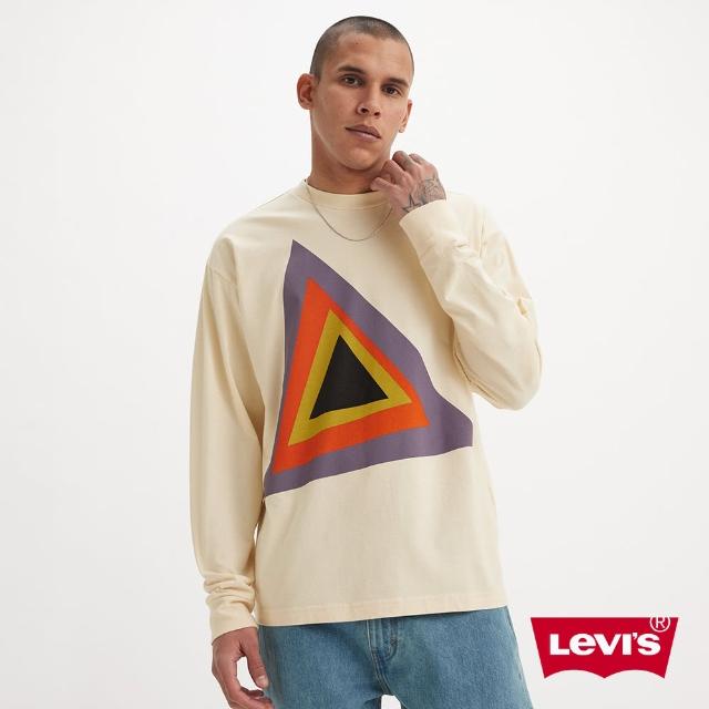 【LEVIS 官方旗艦】Skateboarding 男款舒適印花長袖Tee恤 上衣 熱賣單品 A1006-0013