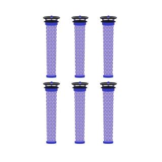【綠綠好日】適用 Dyson V6/V7/V8 前置濾網 SV10 SV11 DC62 DC74 手持吸塵器 HEPA濾網 六入(綠綠好日)