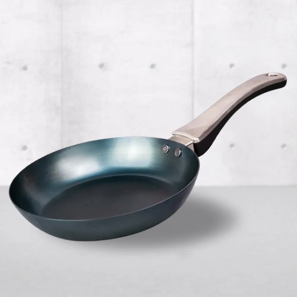 【藤田金屬】GARTEN職人製鐵平底鍋 深煎鍋 20cm 日本製  IH爐可用鍋(不挑爐具 無塗層 深煎鍋)