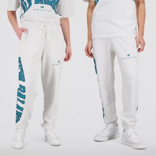 【NEW BALANCE】 NB 長褲 棉褲 運動褲 運動 休閒 男 女 白色 美規(UP31550SAH-F)