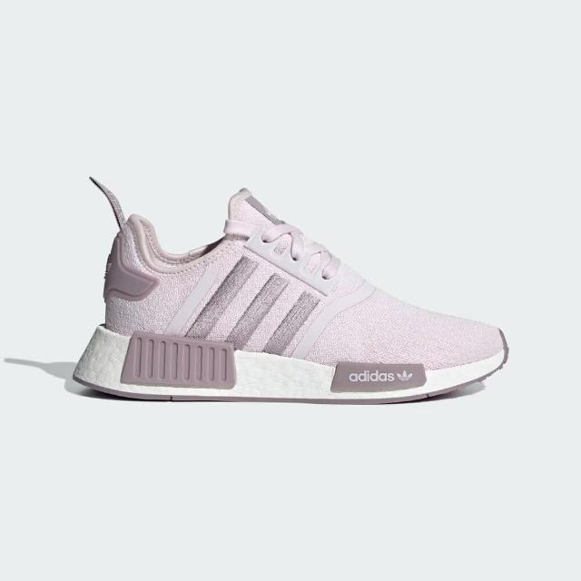 【adidas 愛迪達】NMD_R1 W 女 休閒鞋 運動 經典 三葉草 襪套式 包覆 避震 穿搭 粉紫(IE0594)