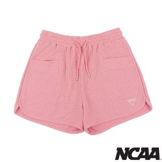 【NCAA】短褲 女 棉褲 運動褲 休閒褲 華夫格短褲 粉 7422122041