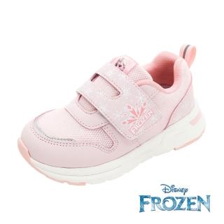 【Disney 迪士尼】冰雪奇緣 童鞋 電燈運動鞋/舒適 排汗 透氣 緩震 淺粉紅(FOKR41703)