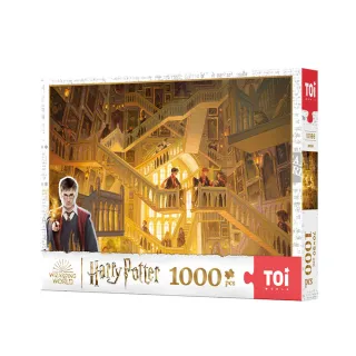 【TOi 圖益】拼圖1000片-哈利波特系列-旋轉樓梯(DIY生日插畫桌遊禮物 交換禮物)