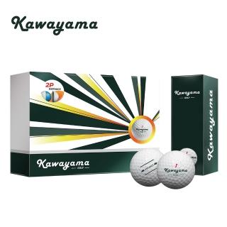【Kawayama GOLF】川山高爾夫球-桿桿好系列-2層球(1打12顆)