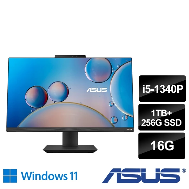 ASUS 華碩 福利品 27型 i5液晶電腦(i5-1340P/16G/1T HDD+256G/W11/A5702WVAK-51340PBA001W)