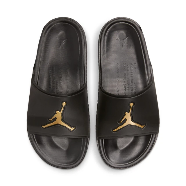 NIKE 耐吉NIKE 耐吉 拖鞋 男鞋 運動 JORDAN JUMPMAN SLIDE 黑 FQ1598-007(3A5289)