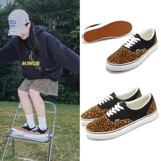 【VANS】休閒鞋 V95CF Leopard Era 男鞋 女鞋 黑 棕 麂皮 豹紋 日本線(6301360001)