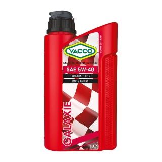 【YACCO-亞殼】法國原裝進口YACCO GALAXIE 5W40 PAO ESTRS 100%全合成賽車級機油 1L(臺灣總代理公司貨)