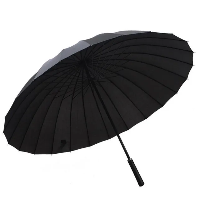 【PUSH! 好聚好傘】24骨3人UPF30+抗紫外線雨傘 遮陽傘(直柄雨傘 I27)