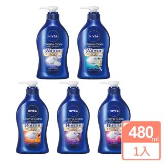 【Kao 花王】日本 NIVEA 濃厚保濕沐浴乳 480ml(平輸商品/款式任選)