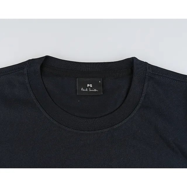 【Paul Smith】Paul Smith 燙印LOGO斑馬立體圈圈純棉短袖T恤(男款/墨藍x多色)