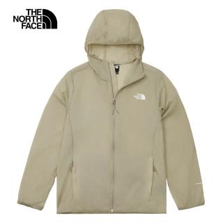 【The North Face 官方旗艦】北面男款棕色UPF防曬連帽外套｜87V61I4(抗UV)