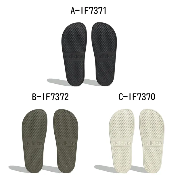 【adidas 愛迪達】運動拖鞋 休閒 夏日 ADILETTE AQUA 男女 A-IF7371 B-IF7372 C-IF7370 D-IF6068 精選六款