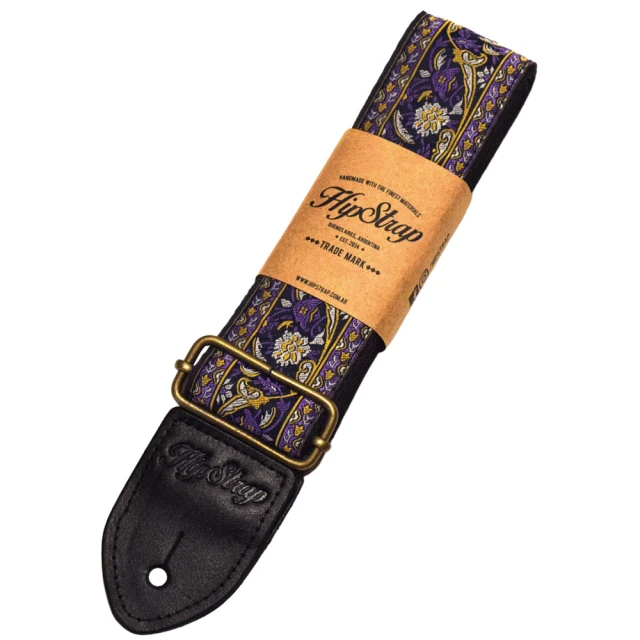 HipStrap 吉他背帶 Vintage Jacquard 系列(復古緹花 Purple Heart 原廠公司貨 品質有保障)