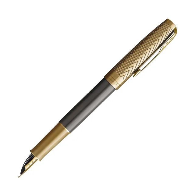 【PARKER】派克 卓爾 先鋒系列 金蓋 18k金鋼筆 f尖(Sonnet)