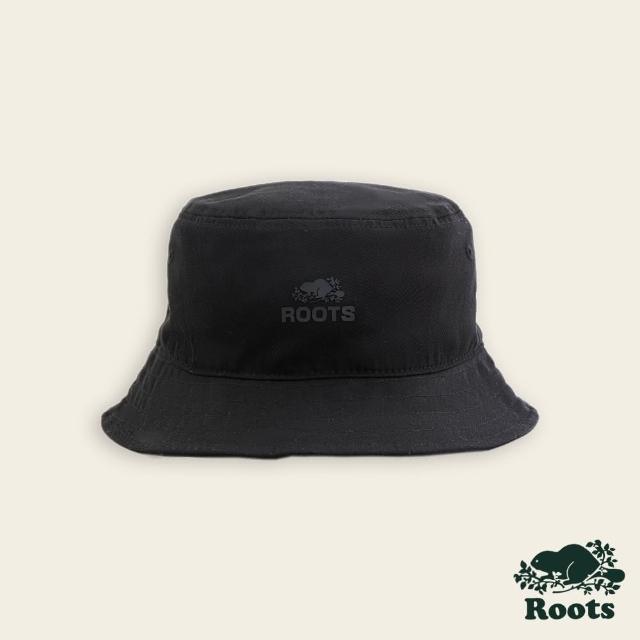 【Roots】Roots配件-城市旅者系列 海狸LOGO漁夫帽(黑色)