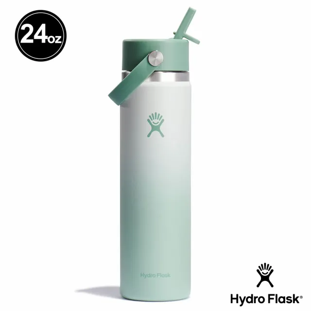 【Hydro Flask】Ombre 24oz/709ml 寬口 吸管 真空 保溫瓶 漸層色(保溫 保冰 保冷 大容量 手搖杯)