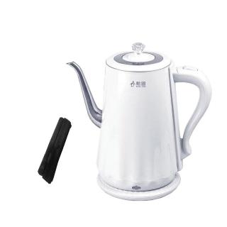 【勳風】1.8公升純白歐式午茶風 304不鏽鋼 快煮壺(附備長炭棒1支 電熱水壺)