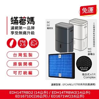 【著媽】複合式濾網(適用 Electrolux 伊萊克斯 除濕機 複合式 700系列 ED1671DC WC EDH14TRBD2 W2)