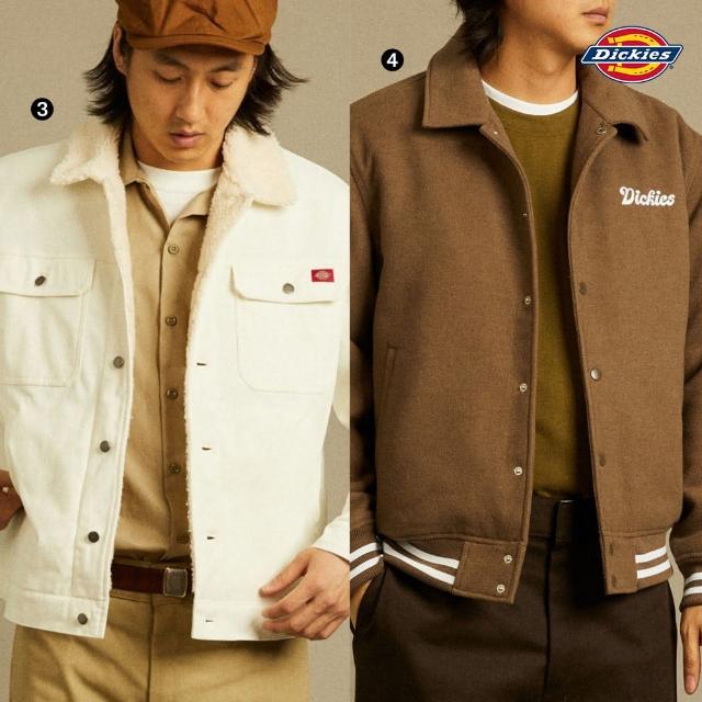 【Dickies】男女款Logo/多口袋/羊羔絨/外翻領休閒厚外套(多款任選)