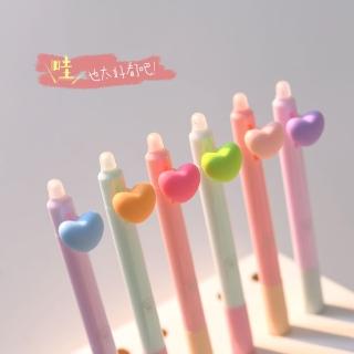 【德德小品集】可擦拭 愛心筆 原子筆 0.5mm 藍(可擦筆 心 愛 文創 設計 可愛 母親節 情人節)