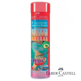 【Faber-Castell】德國輝柏 棒棒筒水性色鉛筆24色 全新公司貨(美術 畫畫 寫生 禮物 開學)