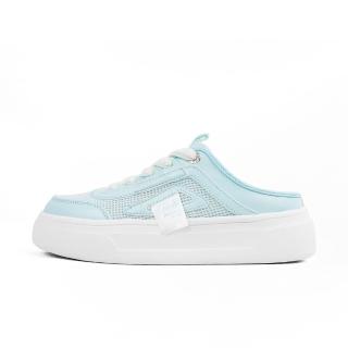 【FILA】Fl5c921y313 女 穆勒鞋 懶人鞋 休閒 輕量 厚底 穿搭 舒適 水藍(5-C921Y-313)